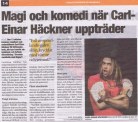 Magi och komedi när Carl-einar Häckner uppträder - Lokaltidningen Markaryd Ålmhult 131009