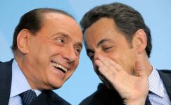 Nicolas Sarkozy och Silvio Berlusconi